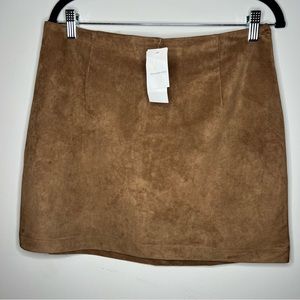 Suede A&F skirt